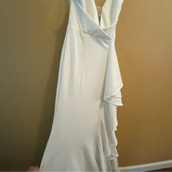 White Mermaid Dress Fashion Nova - Picture 7 of 16